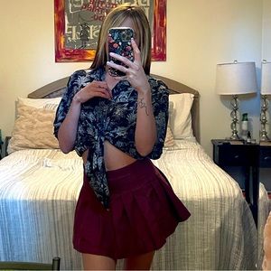 Top Shop Black and White Surf Crop Top